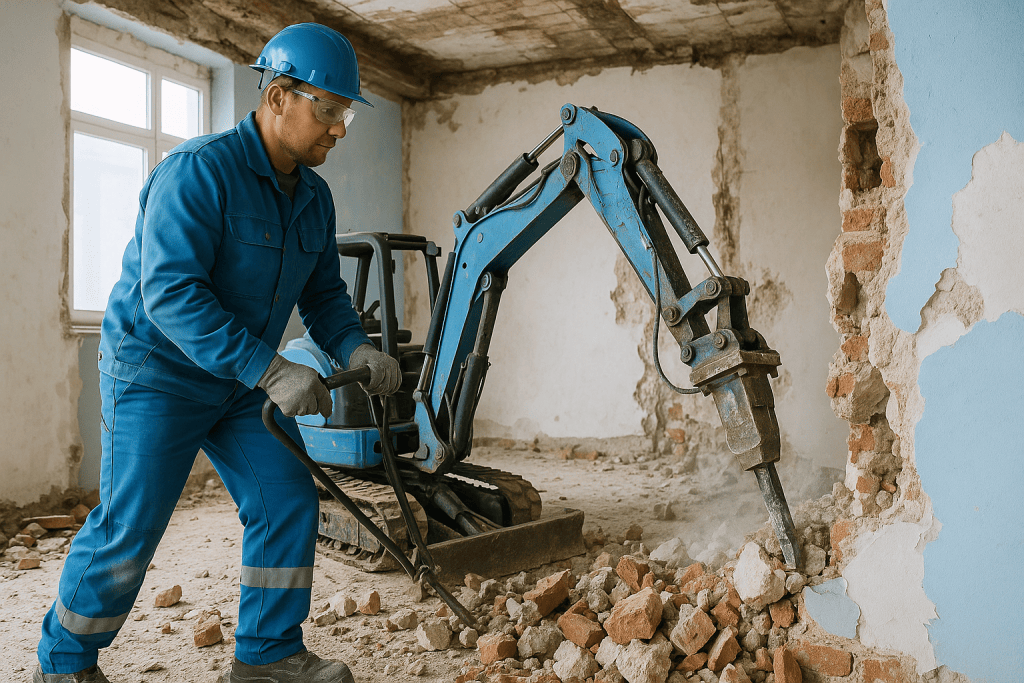 Zuverlässige Abbruch vom Fachbetrieb