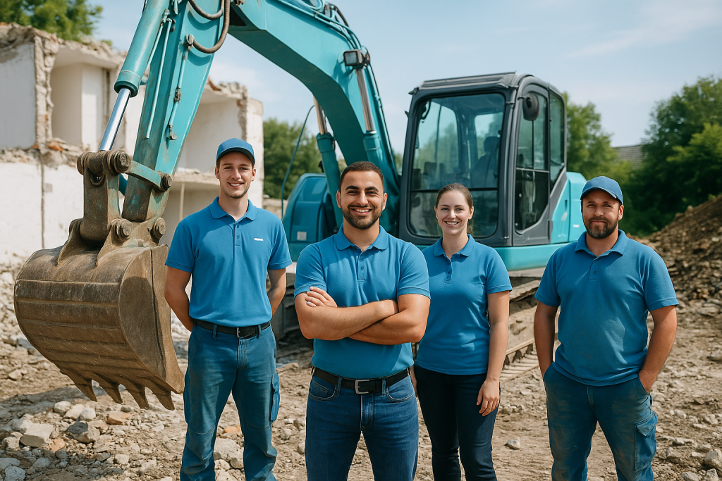 Das kompetente Team von Krasniqi Dienstleistungen